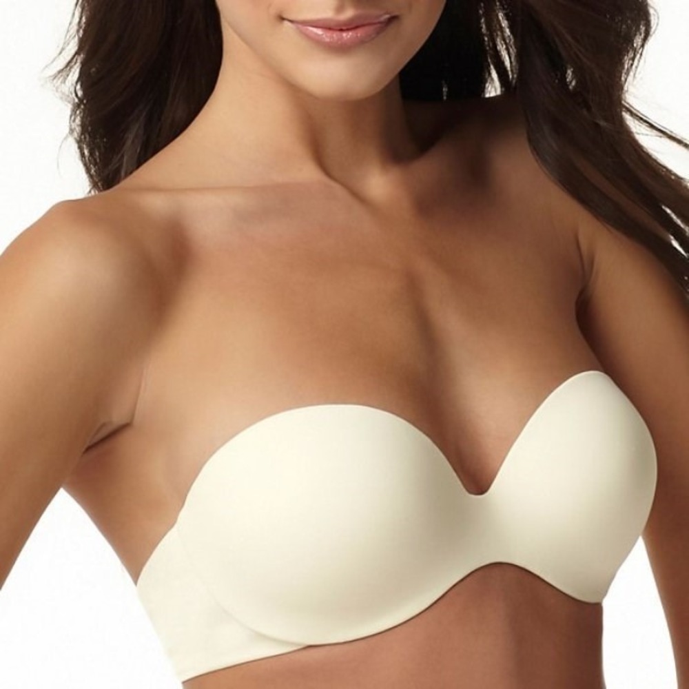 NEW Warners 36B This is Not a Strapless Bra Bra 7791A Ivory #111757